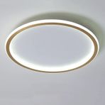 Modern Ultra ince Siyah Yuvarlak LED Tavan Işık Yüzeye Monte Metal Işık Fikstürü Oturma Odası Yatak için Kademesiz Karartma 50 cm 61 W