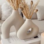 Modern Vazo Set, Krem