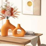 Modern Vazo Set, Soft Turuncu