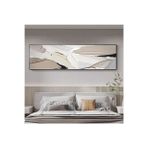 Modern Yatak Odası El Yapımı Yağlı Boya Tablo 135x60cm