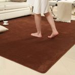 Modern Yumuşak Shaggy Halı Yıkanabilir Yatak Odası Halısı 71x79 inç Büyük Oturma Odası Halısı Kısa Tüylü Kabarık Kaymaz Kolay Temizlenebilir Halı