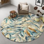 Modern Yuvarlak Halılar 80 cm 100 cm 120 cm 140 cm 160 cm 180 cm 200 cm Dairesel Halı Oturma Odası Yatak Odası Büyük Küçük Bilgisayar Sandalye Paspasları Yıkanabilir Kaymaz Paspaslar (Boyut: Çap 140