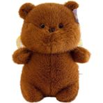 Modern123 40 cm Orta Boy Süt Torbası Ayı Bebek Peluş Oyuncak Kız Hediye (Yurt Dışından) - Kahverengi - Beyaz