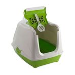 Moderna 58 cm Yeşil Flip Kapalı Kedi Tuvaleti