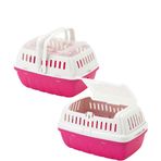 Moderna Hipster Small Pembe Hamster Taşıma Çantası