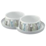 Moderna Maasaı 2x350 ml Trendy İkili Mama Kabı