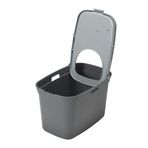 Moderna Top Cat 39x59x38 cm Gri Kapalı Kedi Tuvaleti