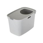 Moderna Top Cat Üstten Girişli Kapalı Açık Gri Gri 59 cm Kedi Tuvaleti