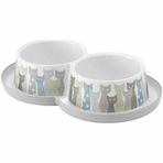 Moderna Trendy Friends Maasai 2x350 ml Kedi Mama ve Su Kabı