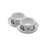 Moderna Trendy Love 2x350 ml Beyaz 2'li Mama Su Kabı