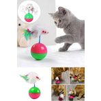 ModernAVM Kedi Oyun Topu Fareli Hacı Yatmaz Kedi Oyuncağı Hacıyatmaz
