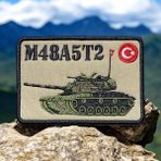 Modernize M48A5T2 Tank Nakış Patch Arma - 10X7 cm