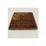 modernsanatatölyesi Yüzüklerin Efendisi Minas Tirith Şehri Bardak Altlığı ve Magnet 4 Lü Set