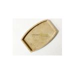 Modestmar Doğal Traverten Mermer Tepsi, Banyo Düzenleyici, Sunum Tabağı, Organizer Oval 20X30CM