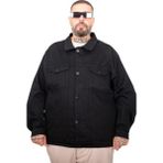 ModeXL 22800 B.black Büyük Beden Kot Mont Erkekler İçin 3XL Sezon: 2022 Sonbahar-Kış