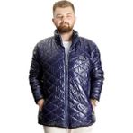 ModeXL Büyük Beden Erkek Kapitone Mont 23604 Indigo Modern Tasarım ve Konfor - 3XL