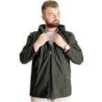 Modexl Büyük Beden Erkek Kapüşonlu Mont Waterproof Softshell 21235 Haki