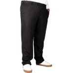 ModeXL Büyük Beden Erkek Kumaş Pantolon Model 21024 Siyah Desenli Günlük Stil - 70 cm