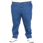 ModeXL Mode XL Büyük Beden Erkek Denim Pantolon Armina 23903 MAVİ