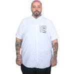 ModeXL Mode Xl Büyük Beden Erkek Gabardin Gömlek One City 23307 Beyaz - 7XL