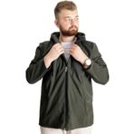ModeXL Mode Xl Büyük Beden Erkek Kapüşonlu Mont Waterproof Softshell Haki
