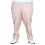 ModeXL Mode XL Büyük Beden Erkek Keten Barcelona Chino Pantolon 25850 BEJ