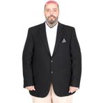 ModeXL Mode XL Büyük Beden Erkek Mendi Blazer Ceket 26020 SIYAH