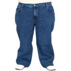ModeXL Mode XL Büyük Beden Erkek Retro Gabardin Pantolon 20924 MAVİ