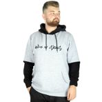 MODEXL Mode XL Erkek Sweat Kapşon Kanguru Made Of Skies 22542 Grimelanj GRI 2XL