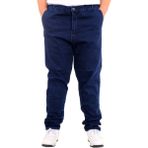 ModeXL Mode Xl Mavi Büyük Beden Kot Pantolon Erkek Kullanıcılar İçin Yan Cep Chino 18880 Düz Kesim - 70