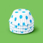 Modger Plastik Plastik 100'LÜ Muffin Kek Kalıbı - Asorti - 26 x 26 x 7 cm