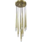 Modi Lighting 10'lu Konik Borulu Sarkıt Modern Avize Mod-Av- 4401-10EY - Renkli