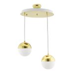 Modi Lighting 2li Küre Gold Sarkit Avize - Renkli