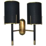 Modi Lighting 2'li Silindir Şapkalı Siyah Modern Aplik Mod-Ap- 4404-2EY - Renkli