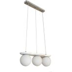 Modi Lighting 3'lü Beyaz Balik Modern Sarkıt Avize Mod-Av- 4406-3BY - Renkli
