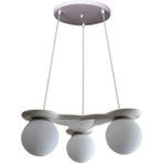 Modi Lighting 3'lü Beyaz Modern Sarkıt Avize Mod-Av- 4405-3BY - Renkli
