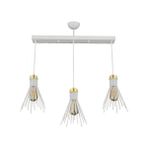 Modi Lighting 3’lü Çalı Beyaz Sıralı Sarkıt Avize - Renkli