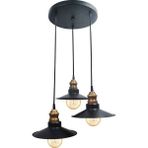 Modi Lighting 3'lü Eskitme Siyah Avize MOD-AV-4438-3BSY - Renkli