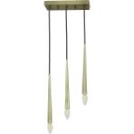 Modi Lighting 3'lü Konik Borulu Sıralı Sarkıt Modern Avize C - Renkli