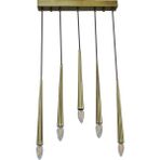 Modi Lighting 5li Konik Borulu Sarkıt Modern Avize Mod-Av- 4401-5EY - Renkli