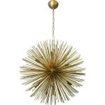 Modi Lighting 60 cm Açık Renk Eskitme Kirpi Modern Sarkıt Avize Mod-Av- 4402-12a-Ey - Renkli - 10