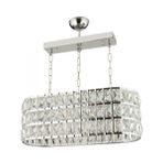 Modi Lighting Alfa Kristalli Krom Uzun Sarkıt Avize 60X30CM - Renkli