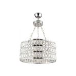 Modi Lighting Alfa Kristalli Krom Yuvarlak Sarkıt Avize 40CM - Renkli - 3