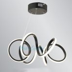 Modi Lighting Alti Burgulu Siyah LED Avize MD25
