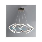 Modi Lighting Büyük Simetrik Burgulu Siyah LED Avize Md4