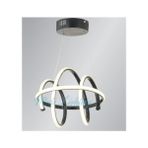 Modi Lighting Çember Içinde Burgulu Siyah LED Avize MD47