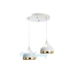 Modi Lighting Ikili Beyaz Sarı Damla Sarkıt Avize MOD-AV-4481-2BS - Gold
