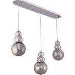 Modi Lighting Krom Metal Toplu 3'lü Sıralı Sarkıt Avize Mod-Ck-Sl-3ks