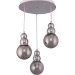 Modi Lighting Krom Metal Toplu 3'lü Yuvarlak Sarkıt Avize Mod-Ck-Sl-3ky