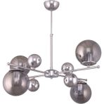 Modi Lighting Krom Metal Toplu 4li Sıralı Sarkıt Avize Mod-Ck-Sl-4k